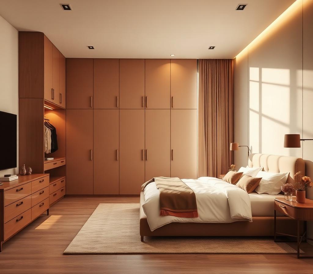 Modular wardrobe suite
